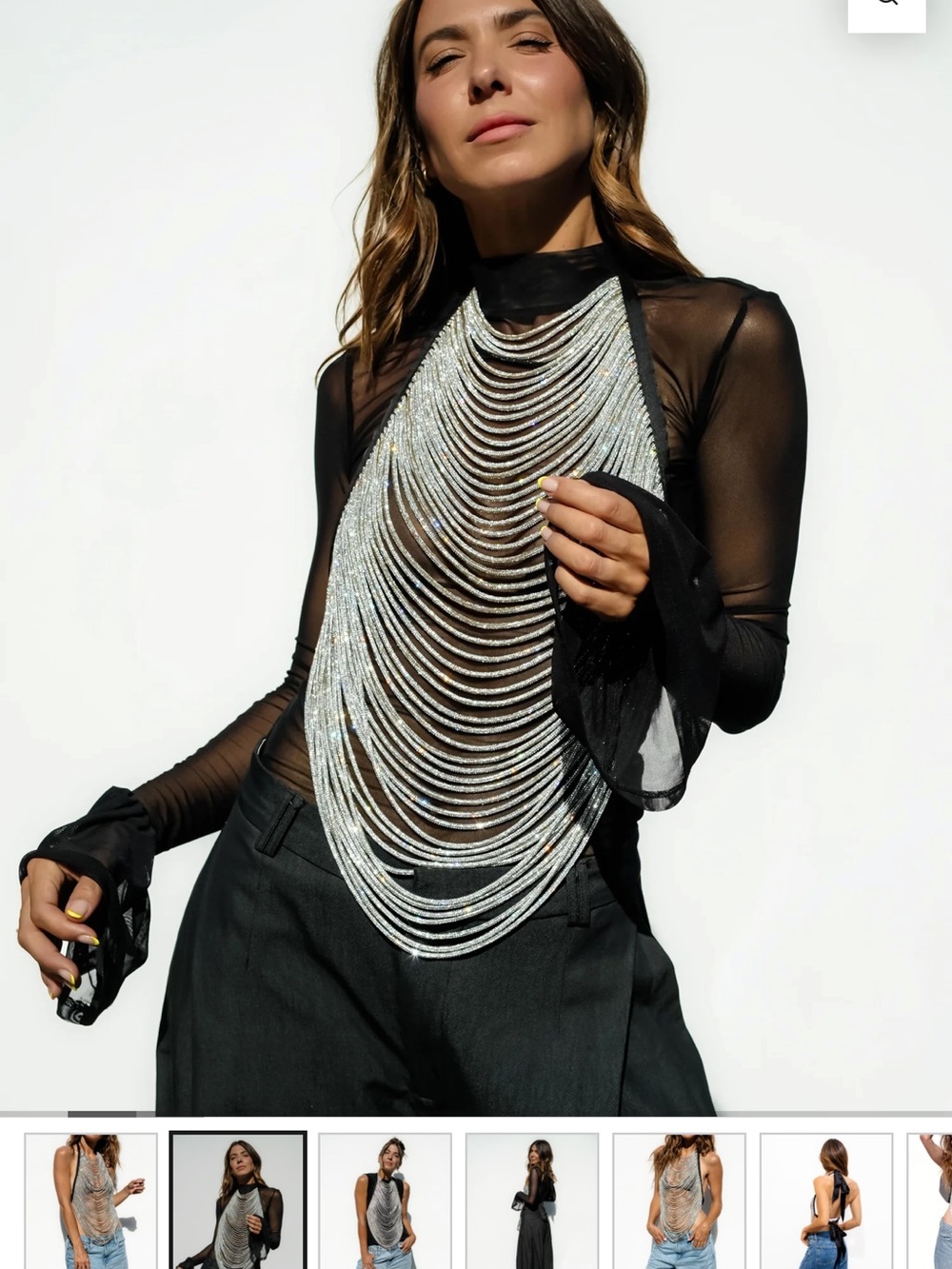 Rocknot Gali Chain Top- L